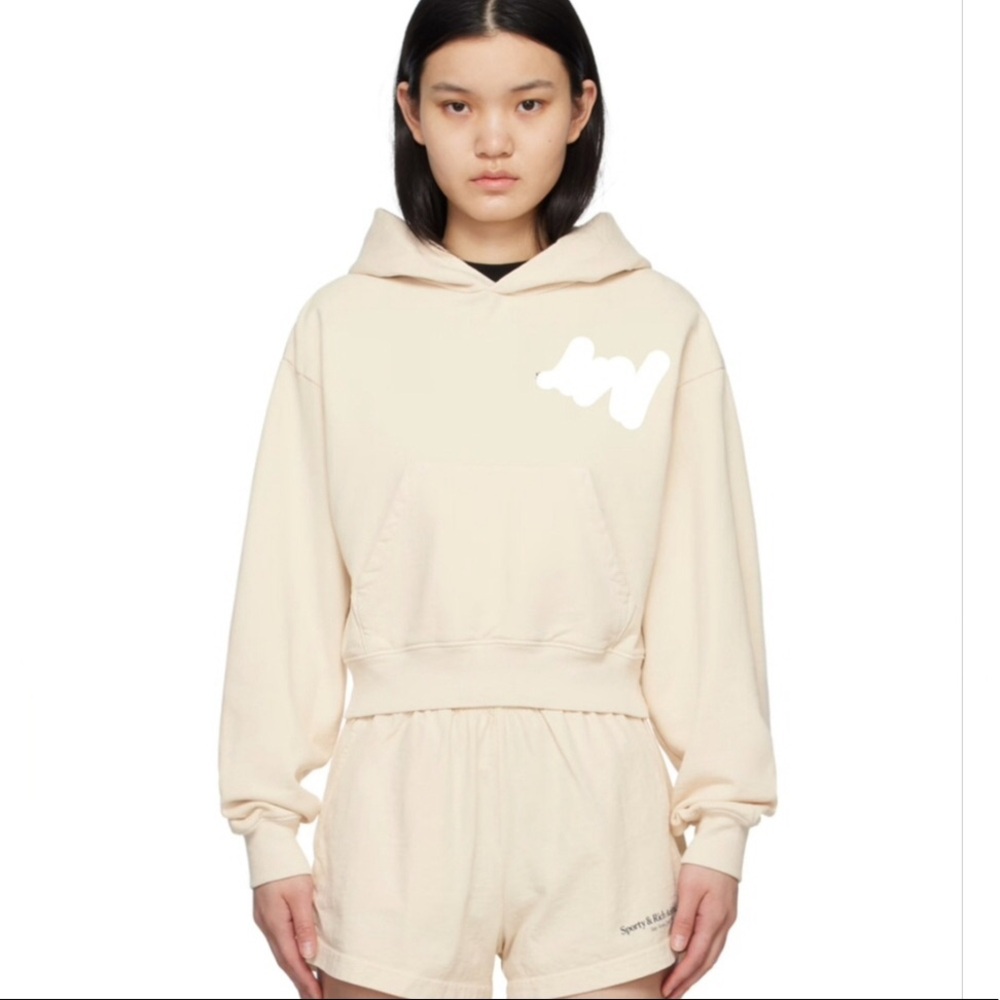 Sporty & Rich hoodie sweatshirt cotton Sz S